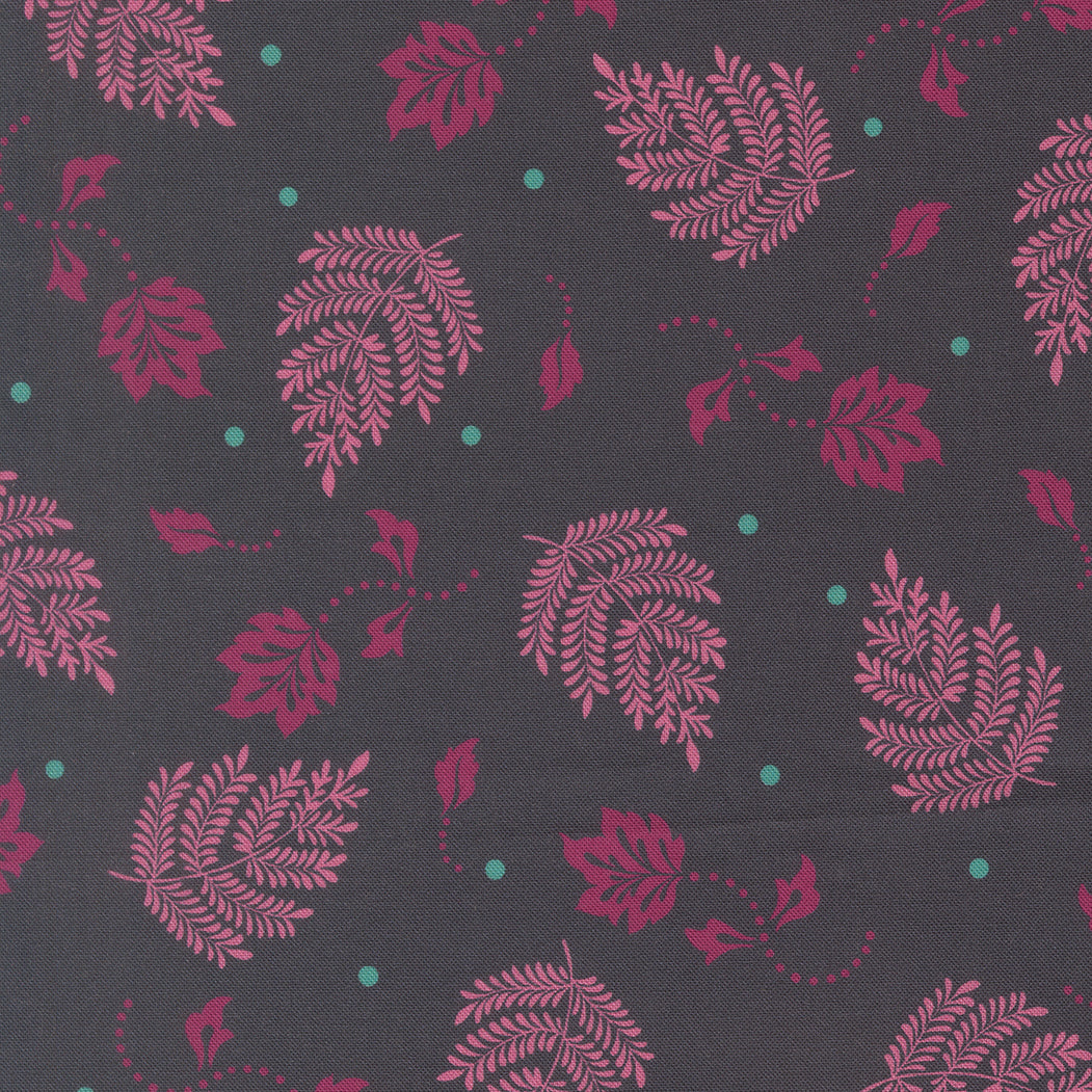 Sitara Paisley Leaf Midnight 11986 12 by Crystal Manning for Moda