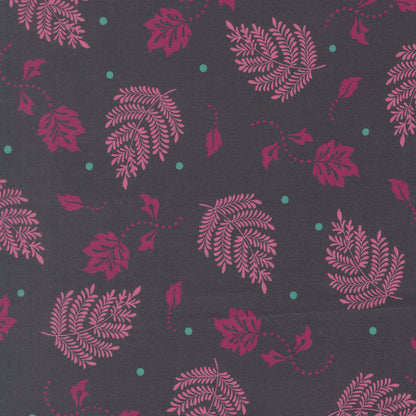 Sitara Paisley Leaf Midnight 11986 12 by Crystal Manning for Moda