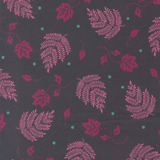 Sitara Paisley Leaf Midnight 11986 12 by Crystal Manning for Moda