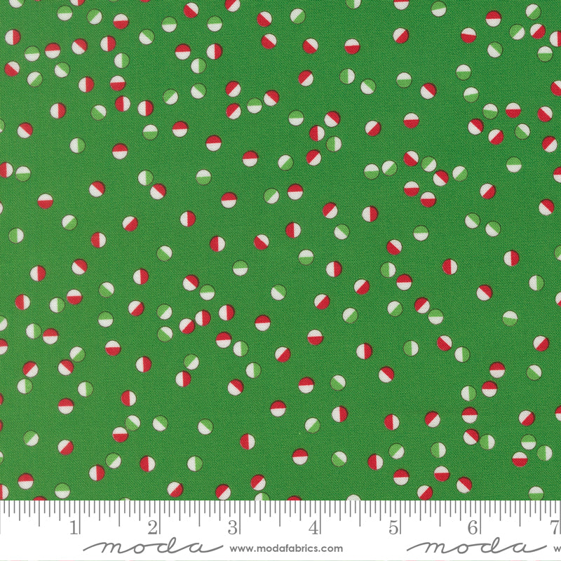 Snow Time - Jolly Dots Evergreen - 22506 13 by Me and My Sister Designs for Moda
