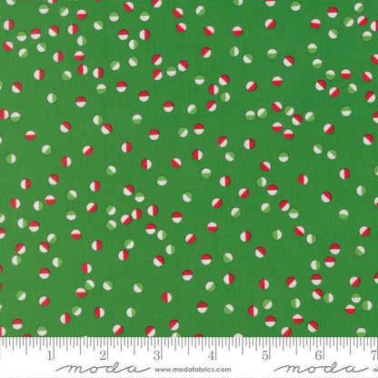Snow Time - Jolly Dots Evergreen - 22506 13 by Me and My Sister Designs for Moda