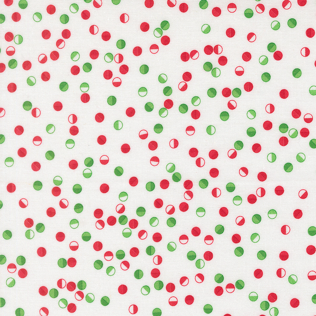Snow Time - Jolly Dots Winter White - 22506 11 by Me and My Sister Designs for Moda