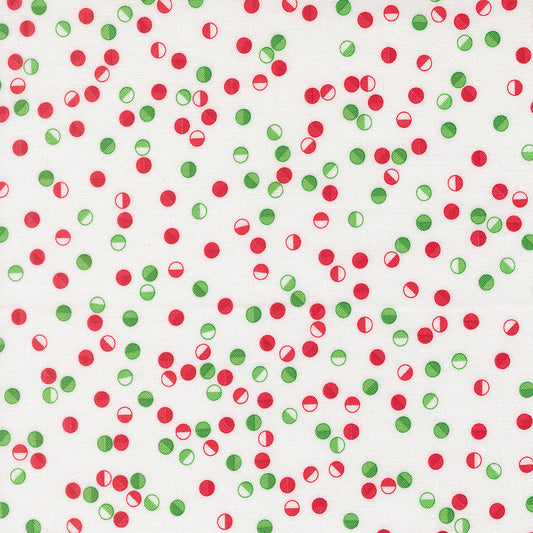 Snow Time - Jolly Dots Winter White - 22506 11 by Me and My Sister Designs for Moda