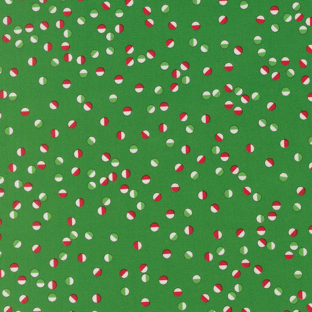 Snow Time - Jolly Dots Evergreen - 22506 13 by Me and My Sister Designs for Moda