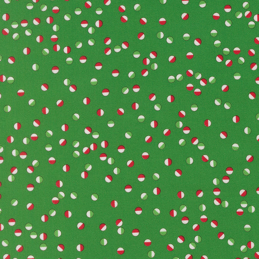 Snow Time - Jolly Dots Evergreen - 22506 13 by Me and My Sister Designs for Moda
