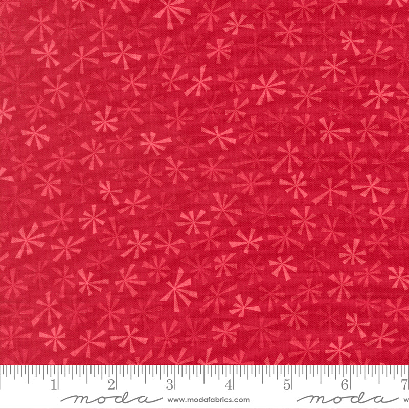 Snow Time - Tinsel Blenders Poinsettia Red - 22507 14 by Me and My Sister Designs for Moda
