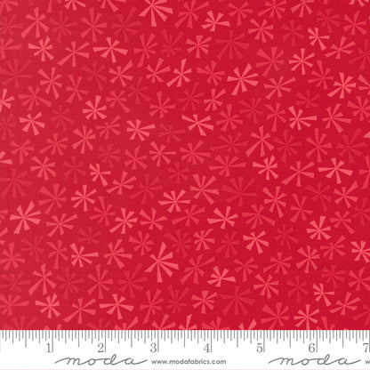 Snow Time - Tinsel Blenders Poinsettia Red - 22507 14 by Me and My Sister Designs for Moda