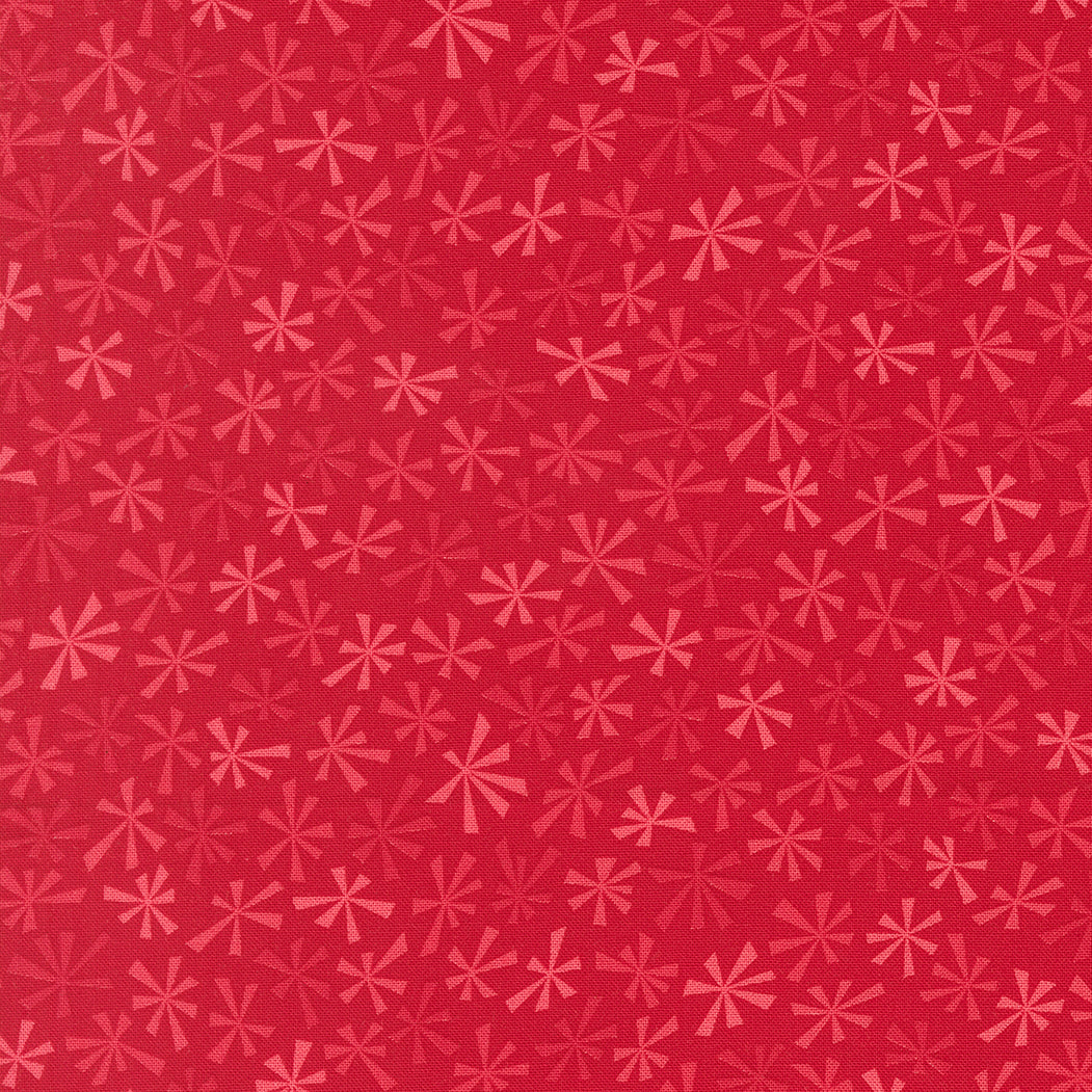 Snow Time - Tinsel Blenders Poinsettia Red - 22507 14 by Me and My Sister Designs for Moda