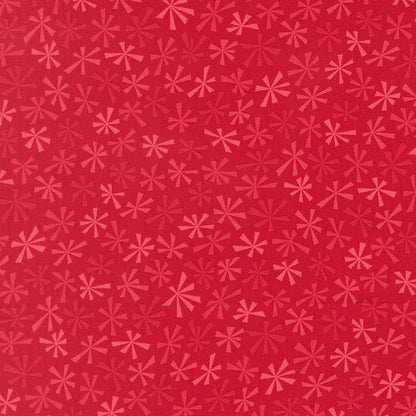 Snow Time - Tinsel Blenders Poinsettia Red - 22507 14 by Me and My Sister Designs for Moda