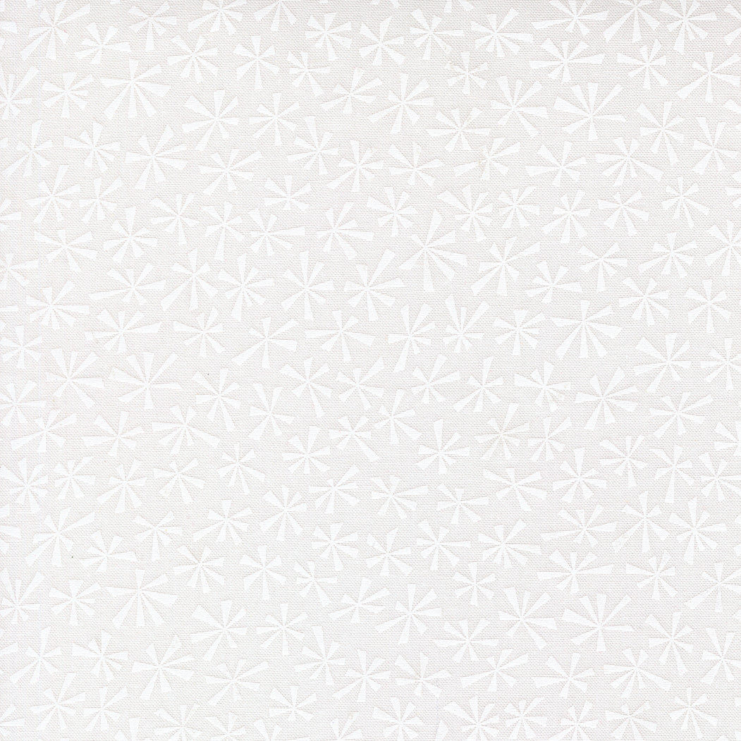 Snow Time - Tinsel Blenders Winter White on White - 22507 21 by Me and My Sister Designs for Moda