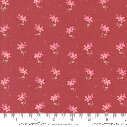 A Very Sweet Christmas Poinsettia 3063 12 by Bunny Hill Designs for Moda