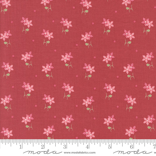 A Very Sweet Christmas Poinsettia 3063 12 by Bunny Hill Designs for Moda