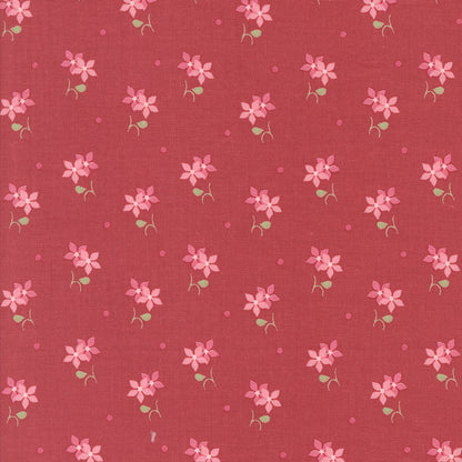 A Very Sweet Christmas Poinsettia 3063 12 by Bunny Hill Designs for Moda
