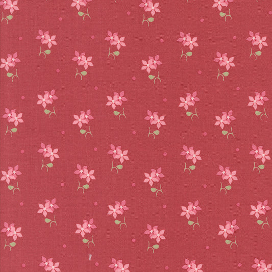 A Very Sweet Christmas Poinsettia 3063 12 by Bunny Hill Designs for Moda