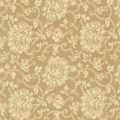 Posh Echo Florals Block Print Lace Desert Dusk - 30771 14  by Basic Grey for Moda