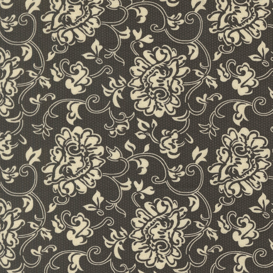 Posh Echo Florals Block Print Lace Dusk - 30771 23 by Basic Grey for Moda