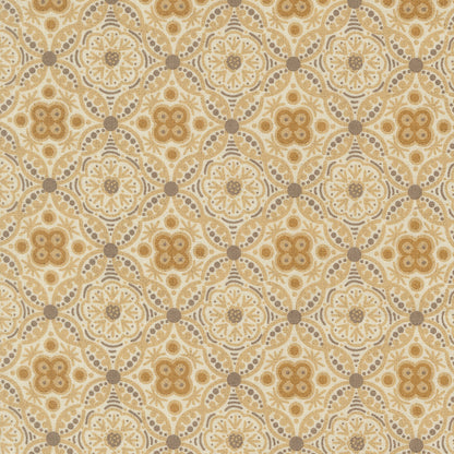 Posh Filigree Damask Medallion Ivory Whisper - 30772 11 by Basic Grey for Moda