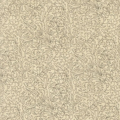 Posh Threadwork Blenders Scroll Ivory Whisper - 30773 11 by Basic Grey for Moda