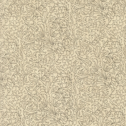 Posh Threadwork Blenders Scroll Ivory Whisper - 30773 11 by Basic Grey for Moda