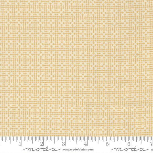 Posh Netting Blenders Check Ivory Whisper - 30776 11 by Basic Grey for Moda