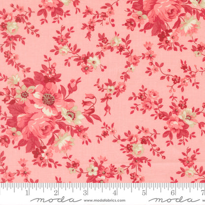Petals and Polka Dots Blossoms Florals Blush - 3080 14 - by Bunny Hill Designs for Moda
