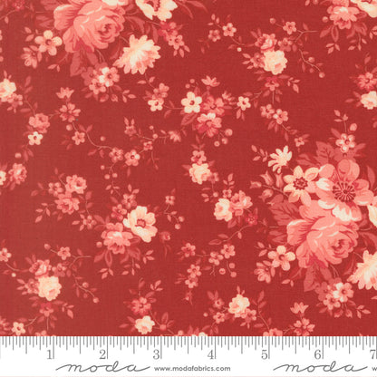 Petals and Polka Dots Blossoms Florals Rose - 3080 20 - by Bunny Hill Designs for Moda