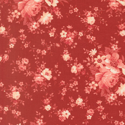 Petals and Polka Dots Blossoms Florals Rose - 3080 20 - by Bunny Hill Designs for Moda