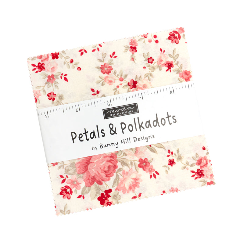 Petals and Polka Dots Charm Pack by Bunny Hill Designs for Moda