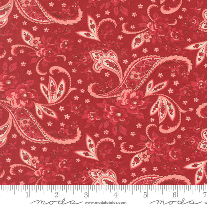 Petals and Polka Dots Pretty Paisley Rose - 3081 20 - by Bunny Hill Designs for Moda