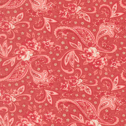 Petals and Polka Dots Pretty Paisley Tea Rose - 3081 17 - by Bunny Hill Designs for Moda