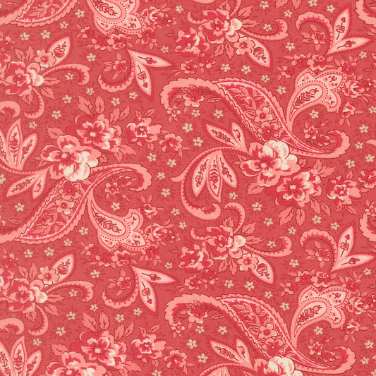 Petals and Polka Dots Pretty Paisley Tea Rose - 3081 17 - by Bunny Hill Designs for Moda