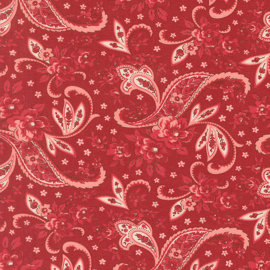 Petals and Polka Dots Pretty Paisley Rose - 3081 20 - by Bunny Hill Designs for Moda
