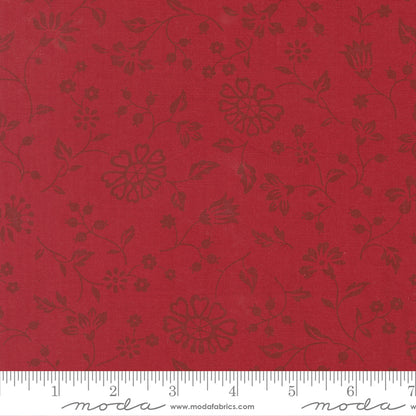 Petals and Polka Dots Fleurs Florals Rose - 3082 20 - by Bunny Hill Designs for Moda