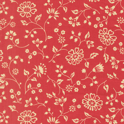 Petals and Polka Dots Fleurs Florals Tea Rose - 3082 18 - by Bunny Hill Designs for Moda
