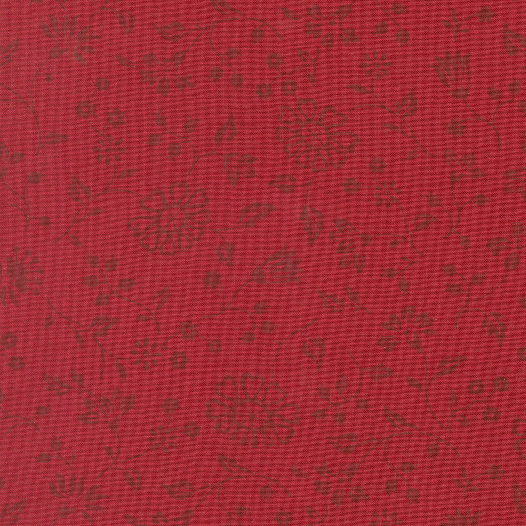 Petals and Polka Dots Fleurs Florals Rose - 3082 20 - by Bunny Hill Designs for Moda