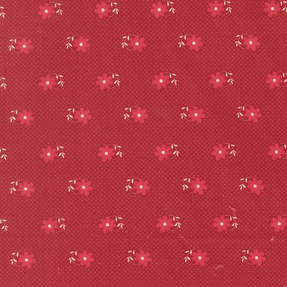 Petals and Polka Dots Pinwheels Florals Dots Rose - 3083 20 - by Bunny Hill Designs for Moda