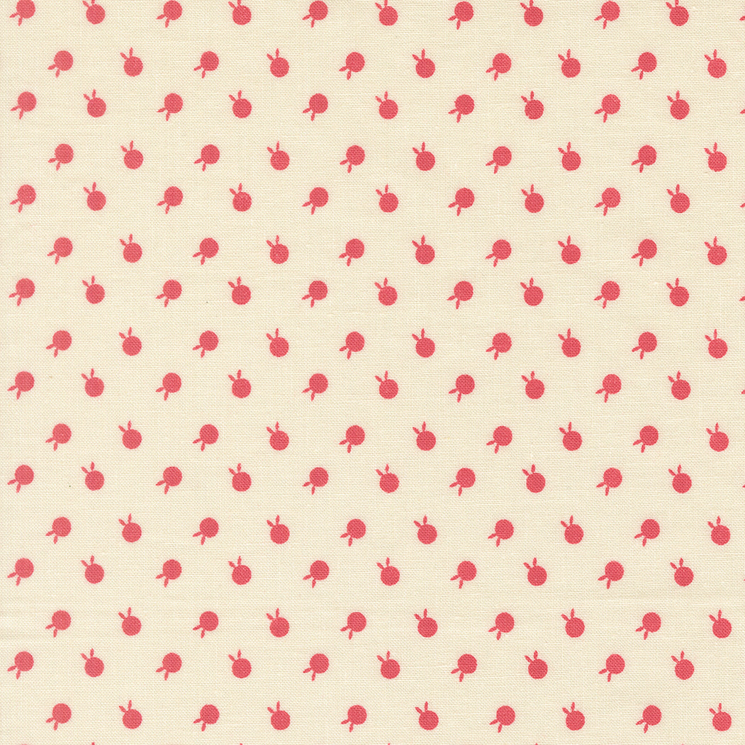 Petals and Polka Dots Berry Dots Dark Pink Lace - 3086 11 - by Bunny Hill Designs for Moda
