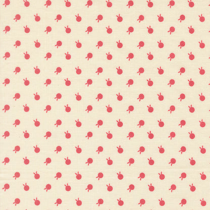 Petals and Polka Dots Berry Dots Dark Pink Lace - 3086 11 - by Bunny Hill Designs for Moda