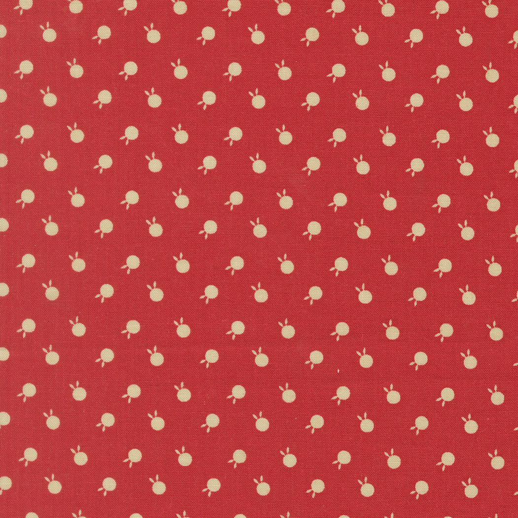 Petals and Polka Dots Berry Dots Rose - 3086 19 - by Bunny Hill Designs for Moda