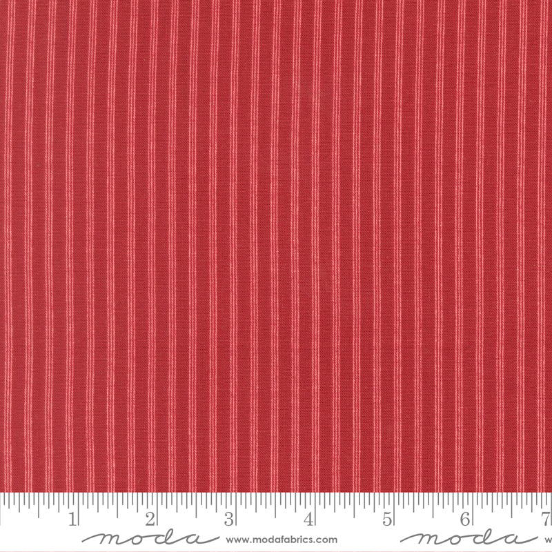 Petals and Polka Dots Rose Stripes - 3087 19 - by Bunny Hill Designs for Moda