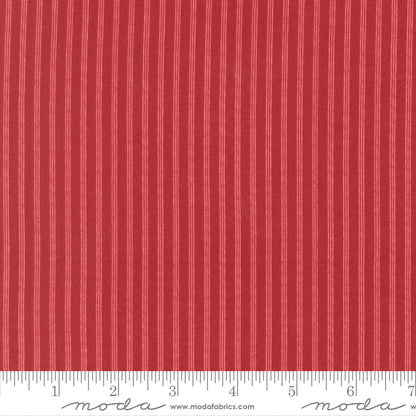 Petals and Polka Dots Rose Stripes - 3087 19 - by Bunny Hill Designs for Moda