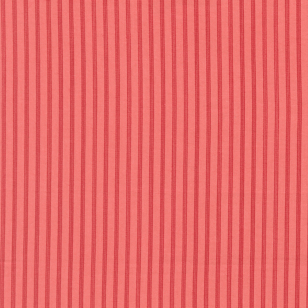 Petals and Polka Dots Berry Stripes - 3087 16 - by Bunny Hill Designs for Moda