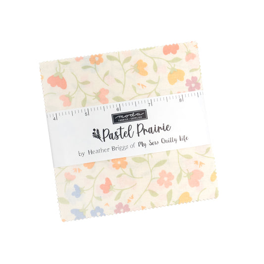 Pastel Prairie Charm Pack by My Sew Quilty Life for Moda