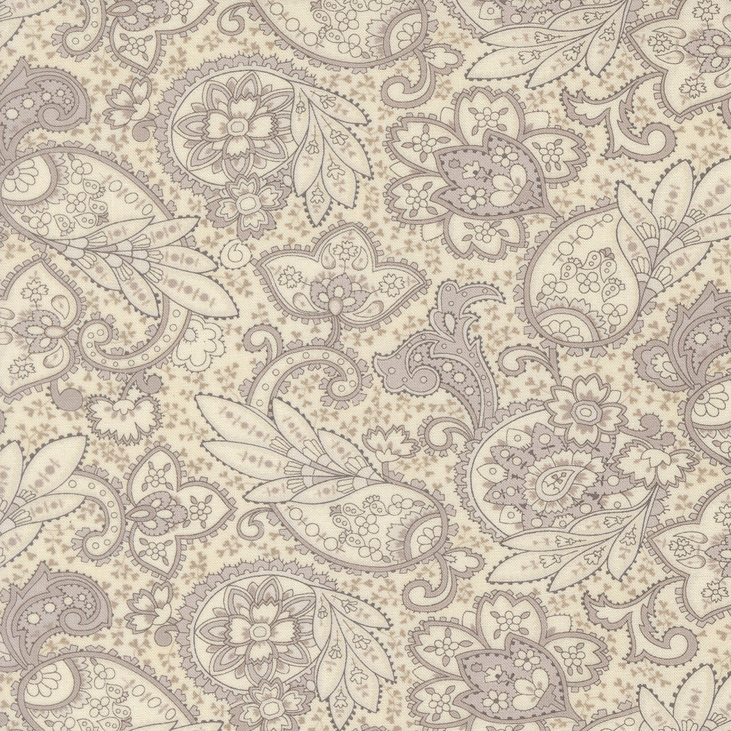 Ambiance Porcelain Silver Paisley - 44411 22 by 3 Sisters for Moda