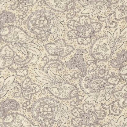 Ambiance Porcelain Silver Paisley - 44411 22 by 3 Sisters for Moda