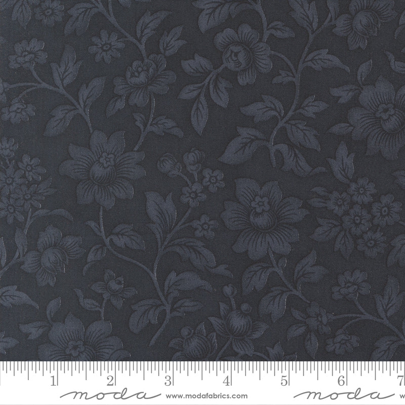 Ambiance Midnight Elegance Florals Damask  - 44412 16 by 3 Sisters for Moda