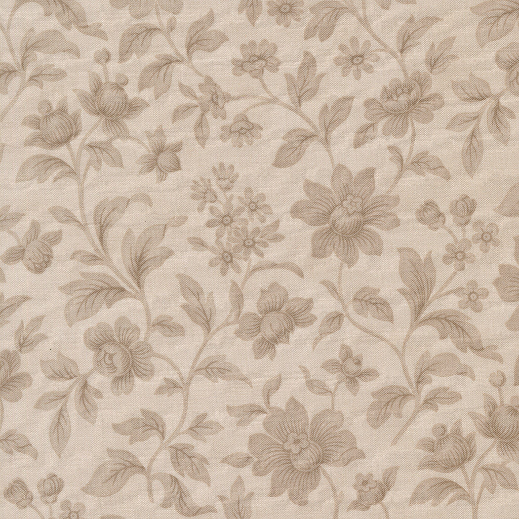 Ambiance Silver Elegance Florals Damask  - 44412 12 by 3 Sisters for Moda