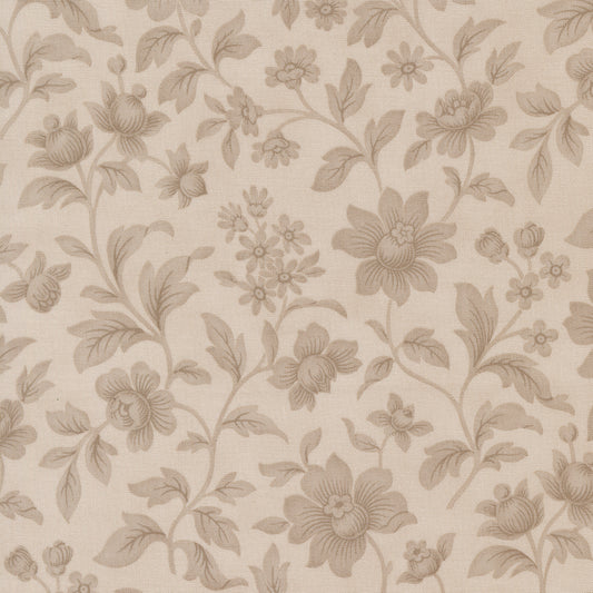 Ambiance Silver Elegance Florals Damask  - 44412 12 by 3 Sisters for Moda