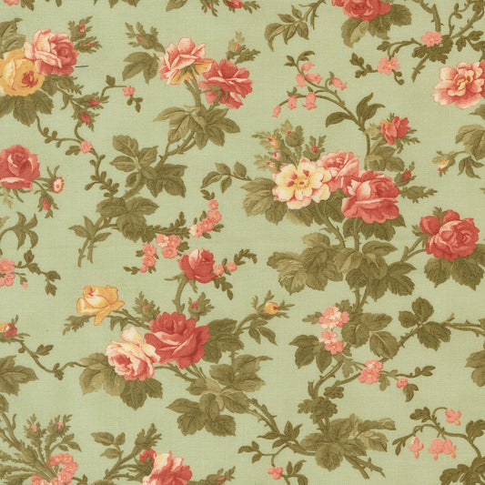 Ambiance Mist Rose Garden Florals  - 44413 14 by 3 Sisters for Moda