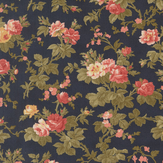 Ambiance Midnight Rose Garden Florals  - 44413 16 by 3 Sisters for Moda